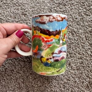 Colorful Landscape Vincent Van Gogh Master Impressionist  Ceramic Mug